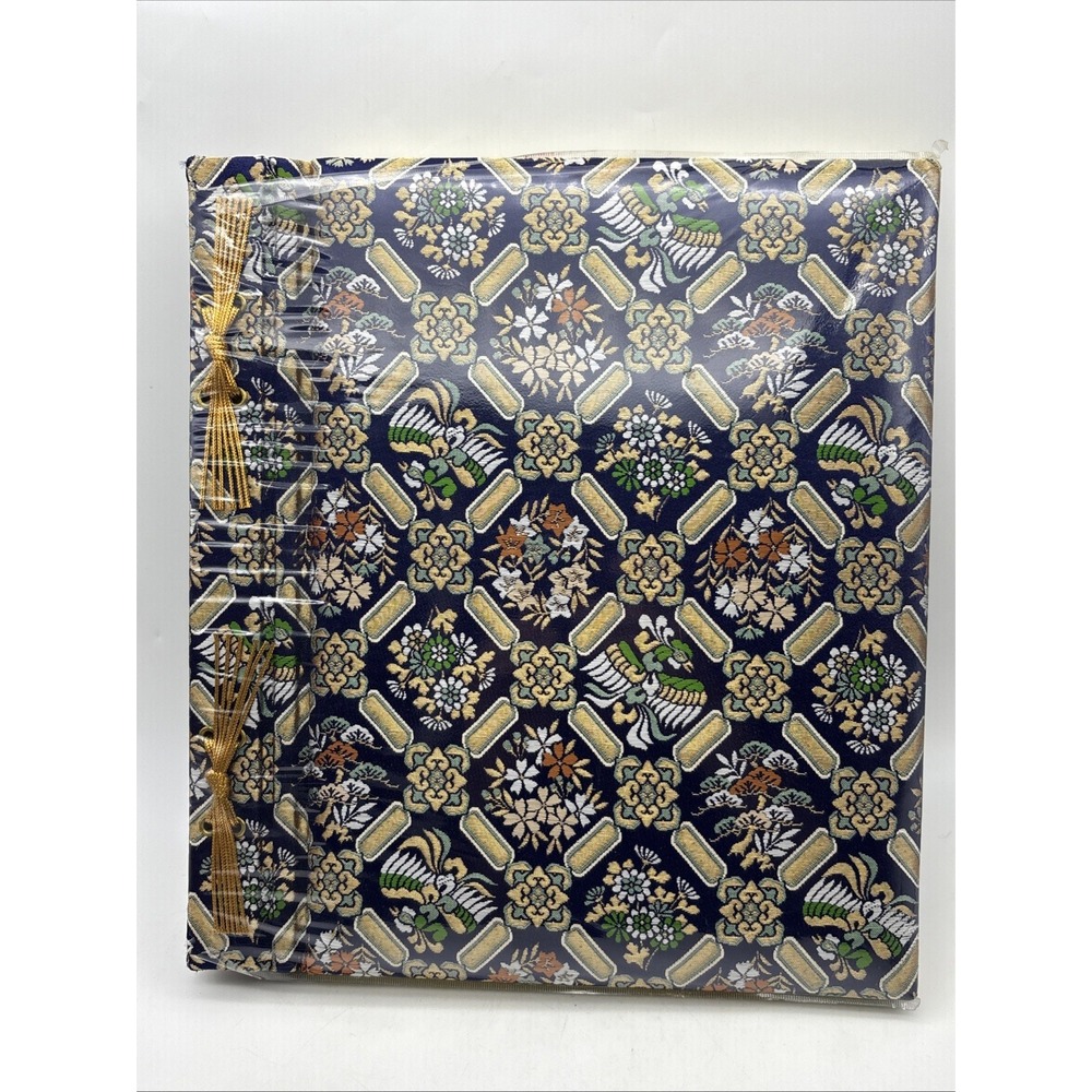 Vintage Japanese Embroidered Cover Photo Album
